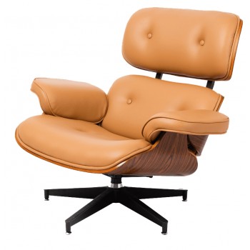 Кресло eames lounge с оттоманкой